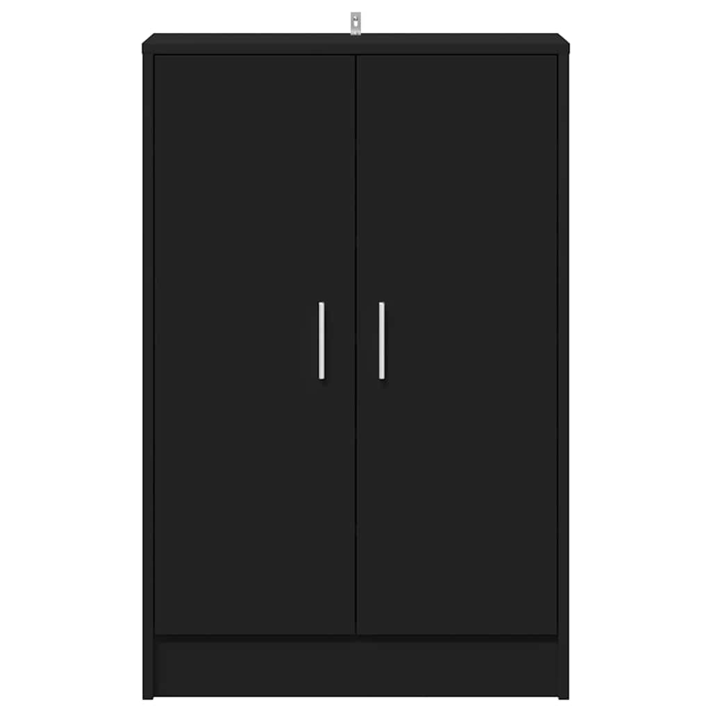 Shoe Cabinet Black 60x35x92 cm Engineered Wood