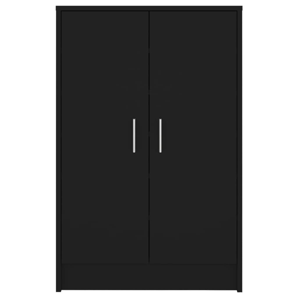 Shoe Cabinet Black 60x35x92 cm Engineered Wood