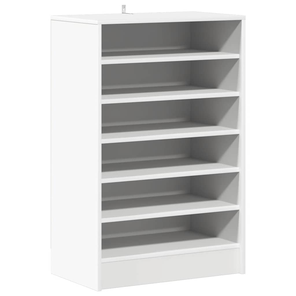 Shoe Cabinet White 60x35x92 cm Engineered Wood
