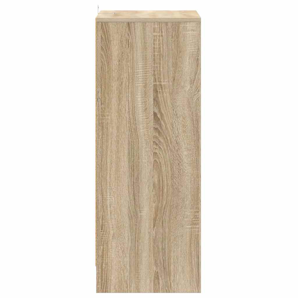 Shoe Cabinet Sonoma Oak 60x35x92 cm Engineered Wood