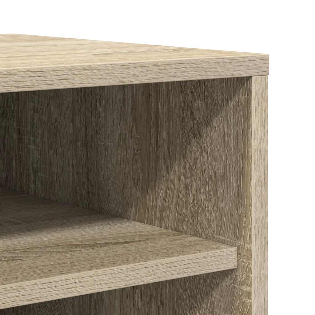 Shoe Cabinet Sonoma Oak 60x35x92 cm Engineered Wood