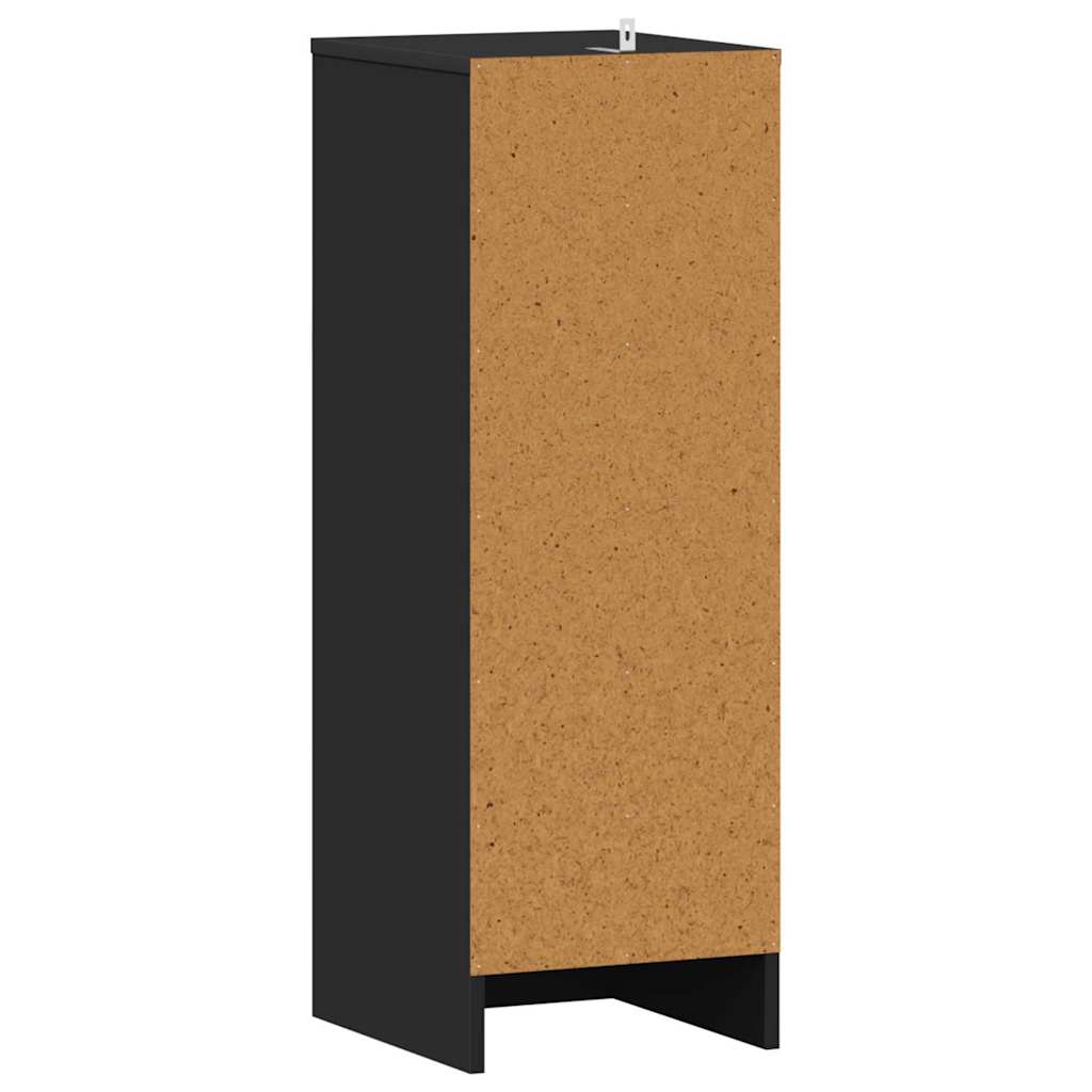 Shoe Cabinet Black 32x35x92 cm Engineered Wood