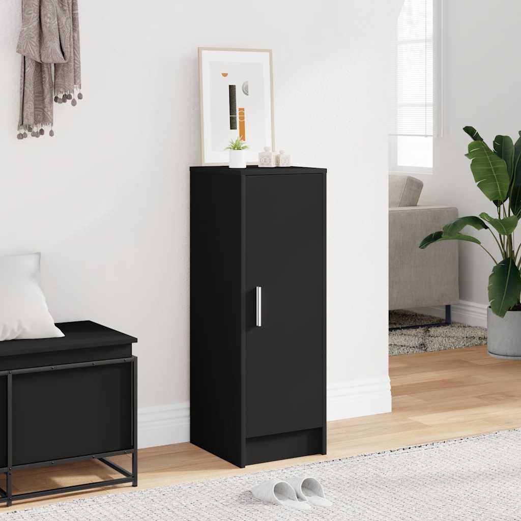 Shoe Cabinet Black 32x35x92 cm Engineered Wood