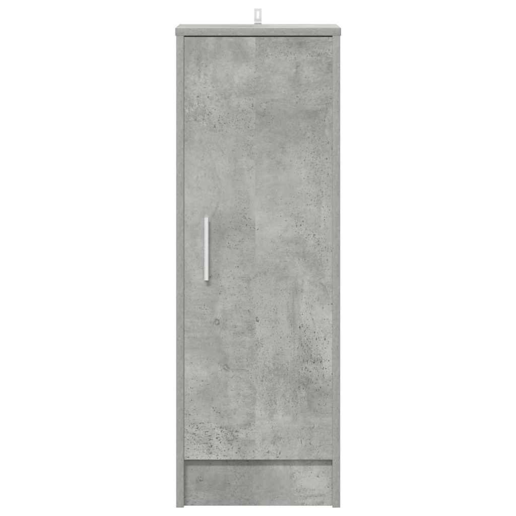 Shoe Cabinet Concrete Grey 32x35x92 cm Engineered Wood