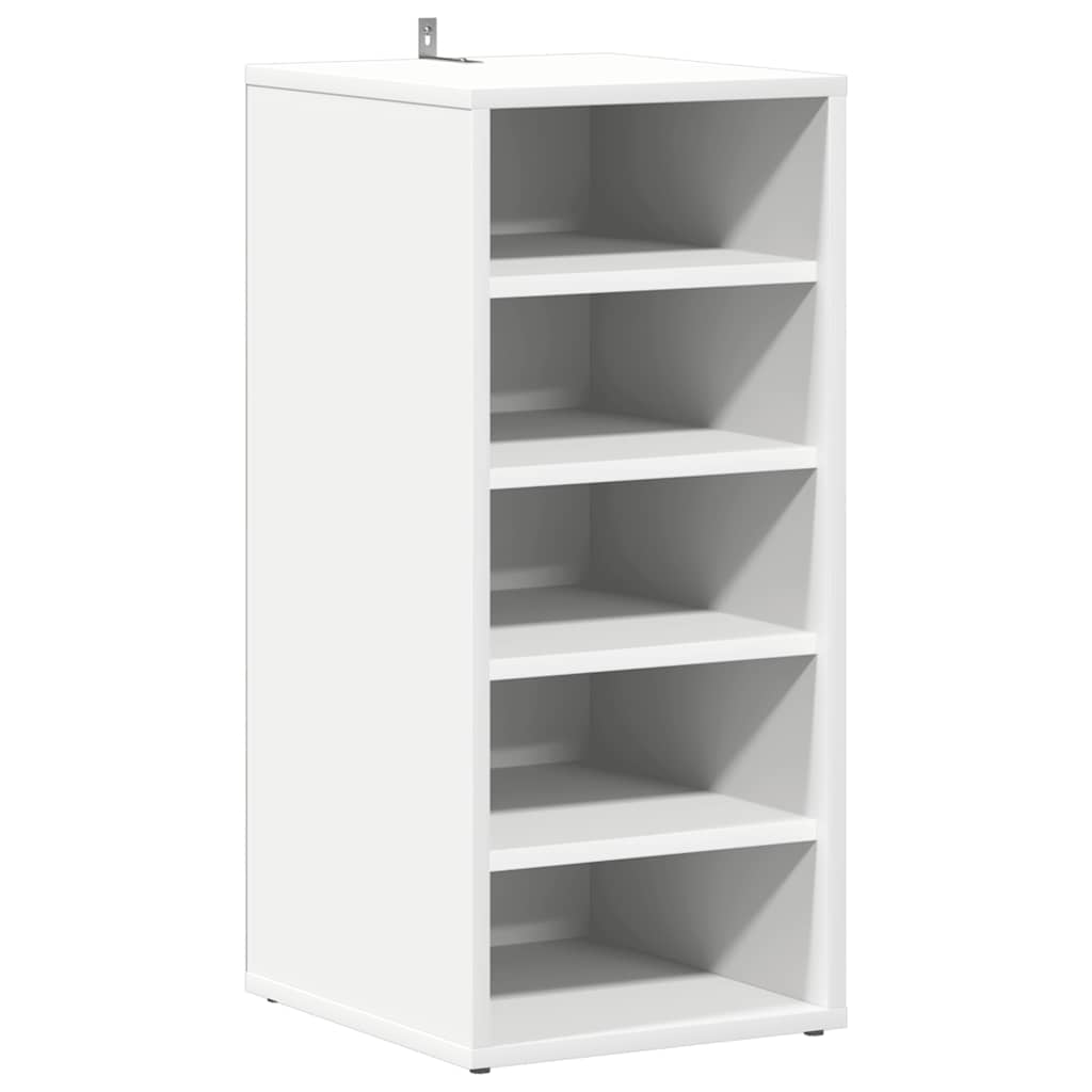 Shoe Cabinet White 31.5x35x70 cm Engineered Wood