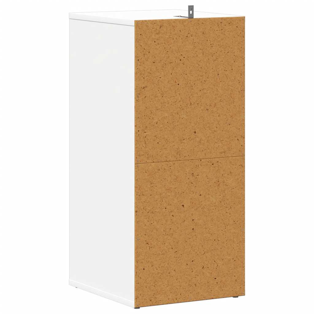 Shoe Cabinet White 31.5x35x70 cm Engineered Wood