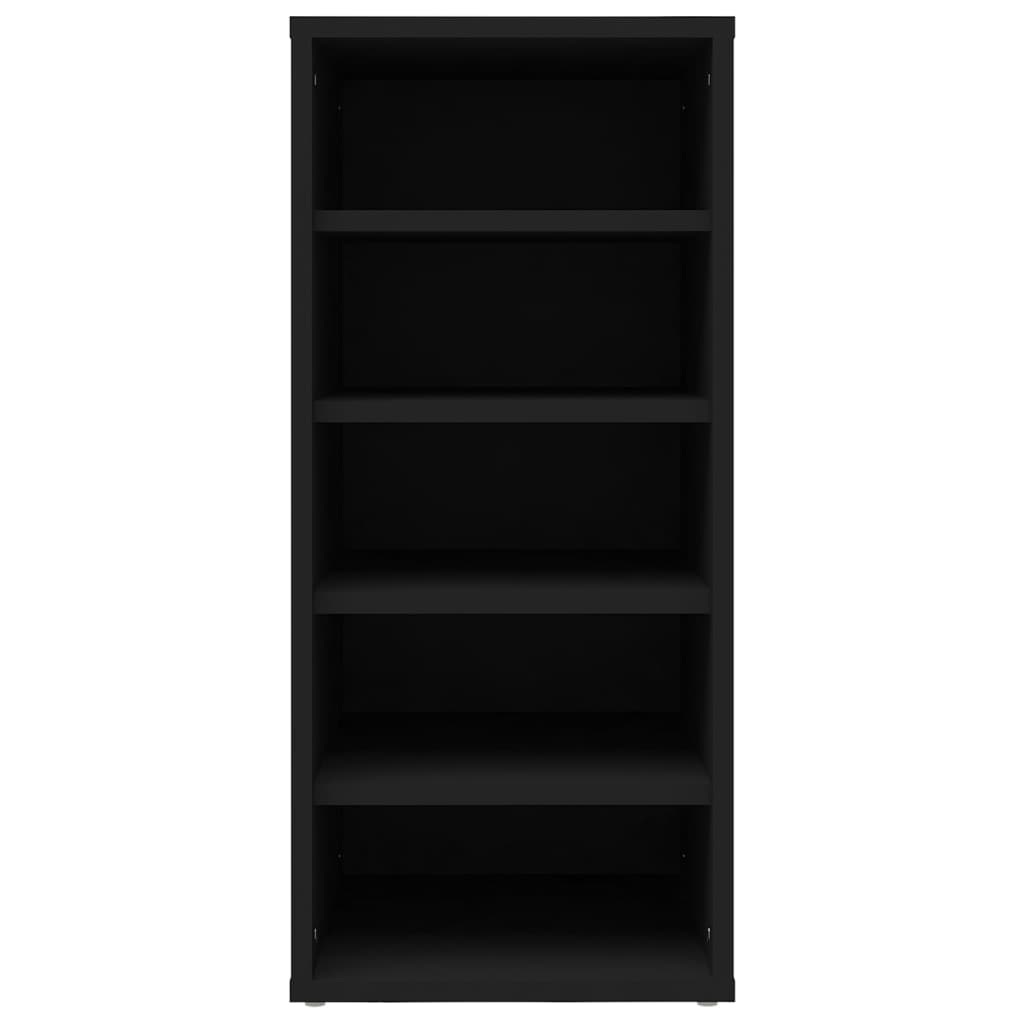 Shoe Cabinet Black 31.5x35x70 cm Engineered Wood
