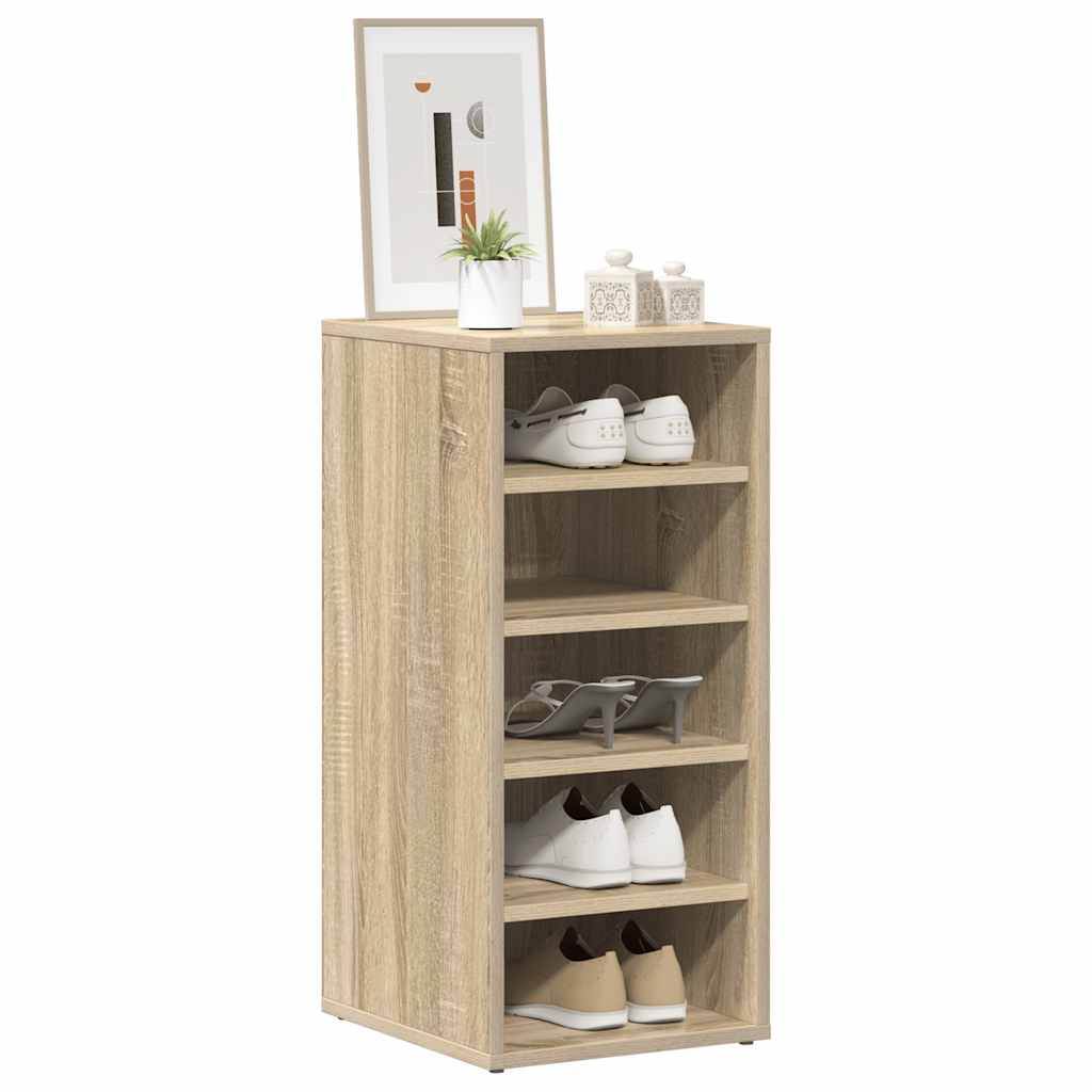 Shoe Cabinets 2 pcs Sonoma Oak 31.5x35x70 cm Engineered Wood