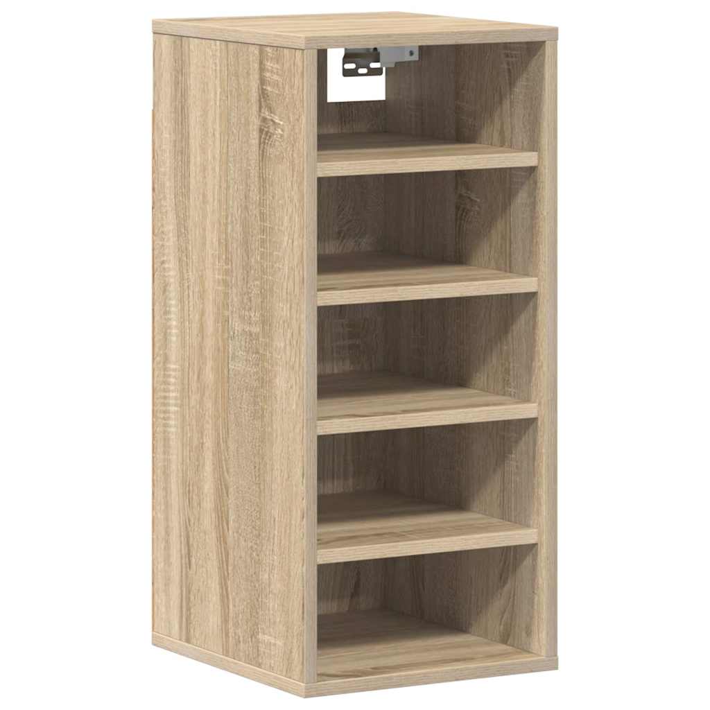 Shoe Cabinets 2 pcs Sonoma Oak 31.5x35x70 cm Engineered Wood