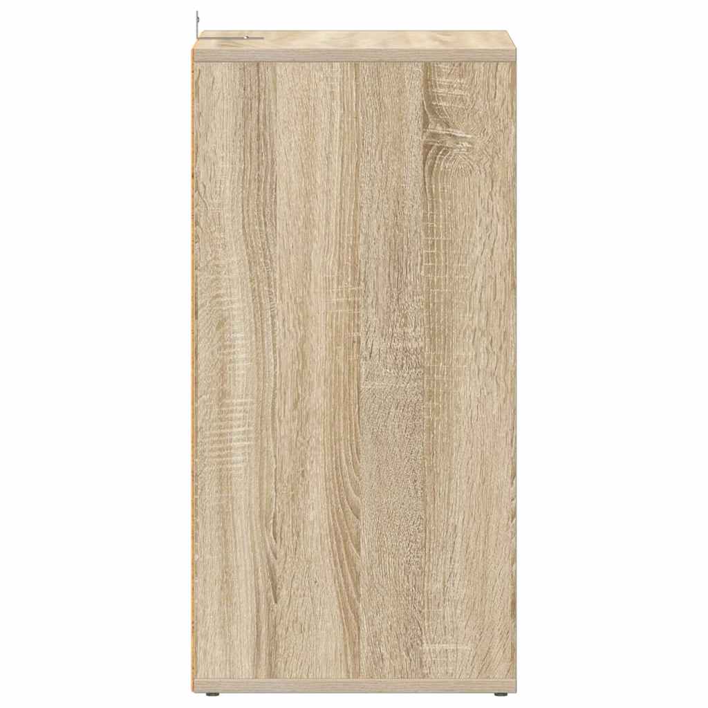 Shoe Cabinets 2 pcs Sonoma Oak 31.5x35x70 cm Engineered Wood
