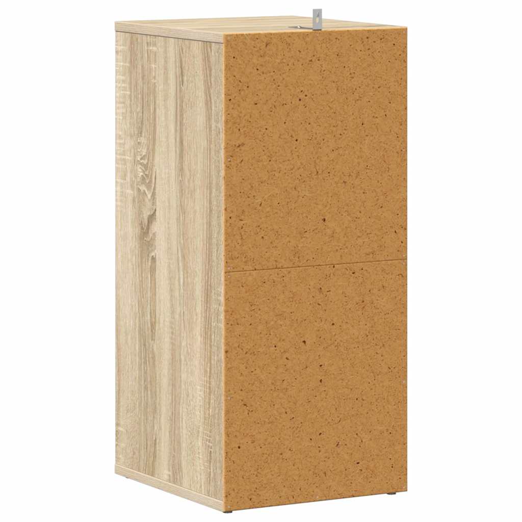 Shoe Cabinets 2 pcs Sonoma Oak 31.5x35x70 cm Engineered Wood