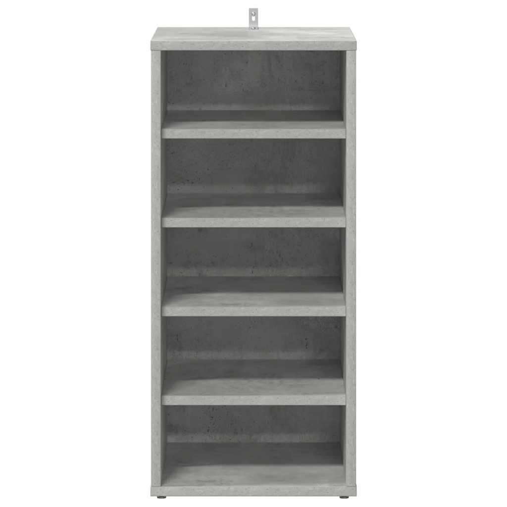 Shoe Cabinets 2 pcs Concrete Grey 31.5x35x70 cm Engineered Wood
