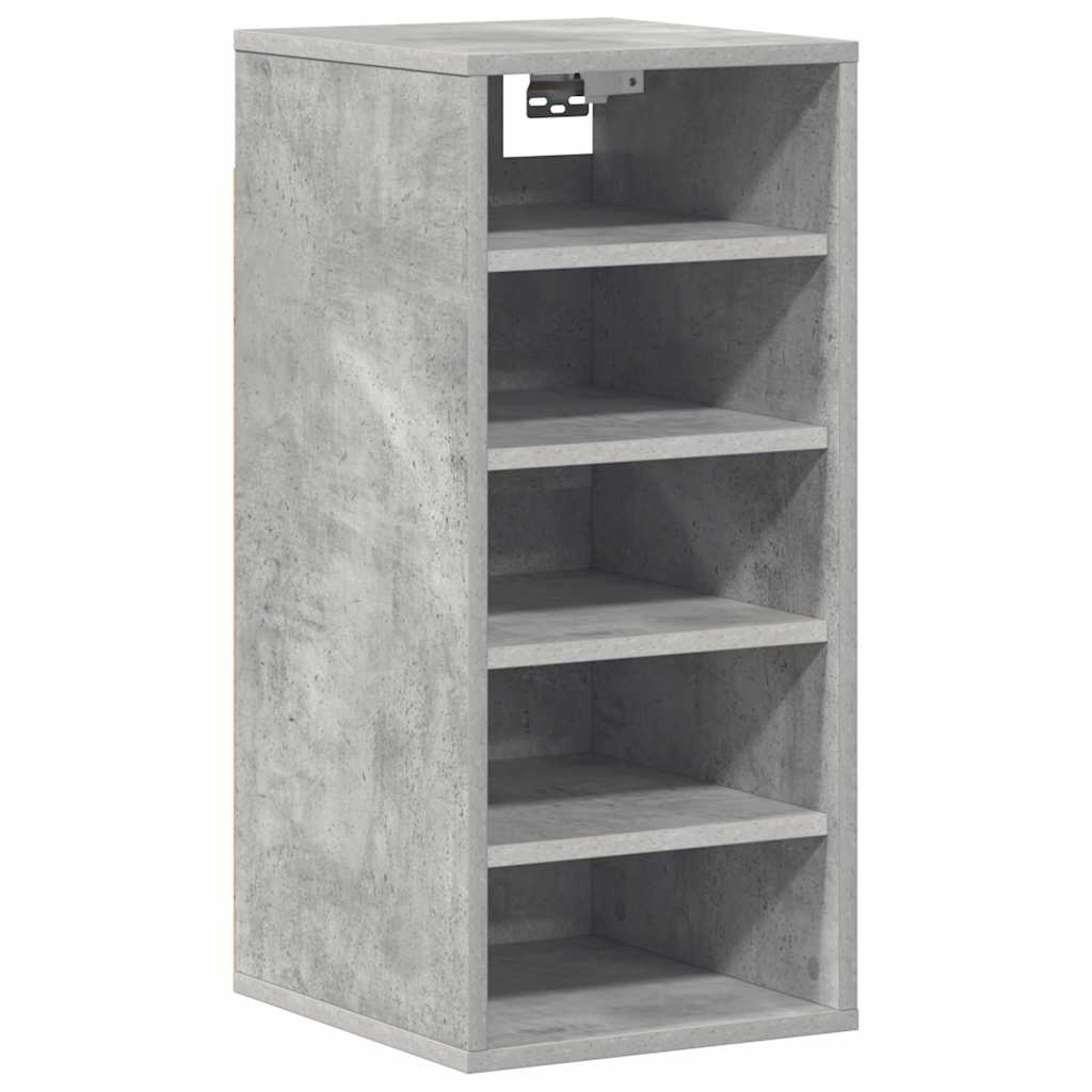 Shoe Cabinets 2 pcs Concrete Grey 31.5x35x70 cm Engineered Wood