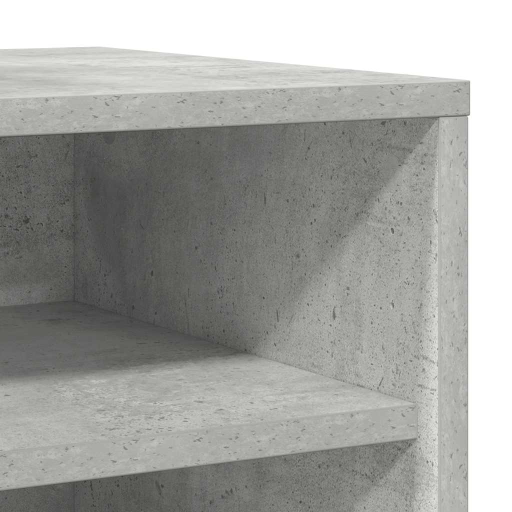 Shoe Cabinets 2 pcs Concrete Grey 31.5x35x70 cm Engineered Wood