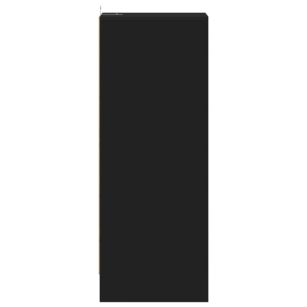 Shoe Cabinet Black 31.5x35x90 cm Engineered Wood