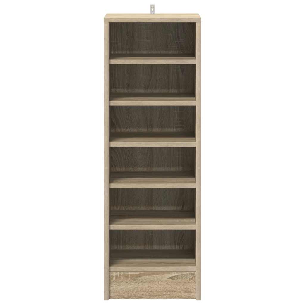 Shoe Cabinet Sonoma Oak 31.5x35x90 cm Engineered Wood