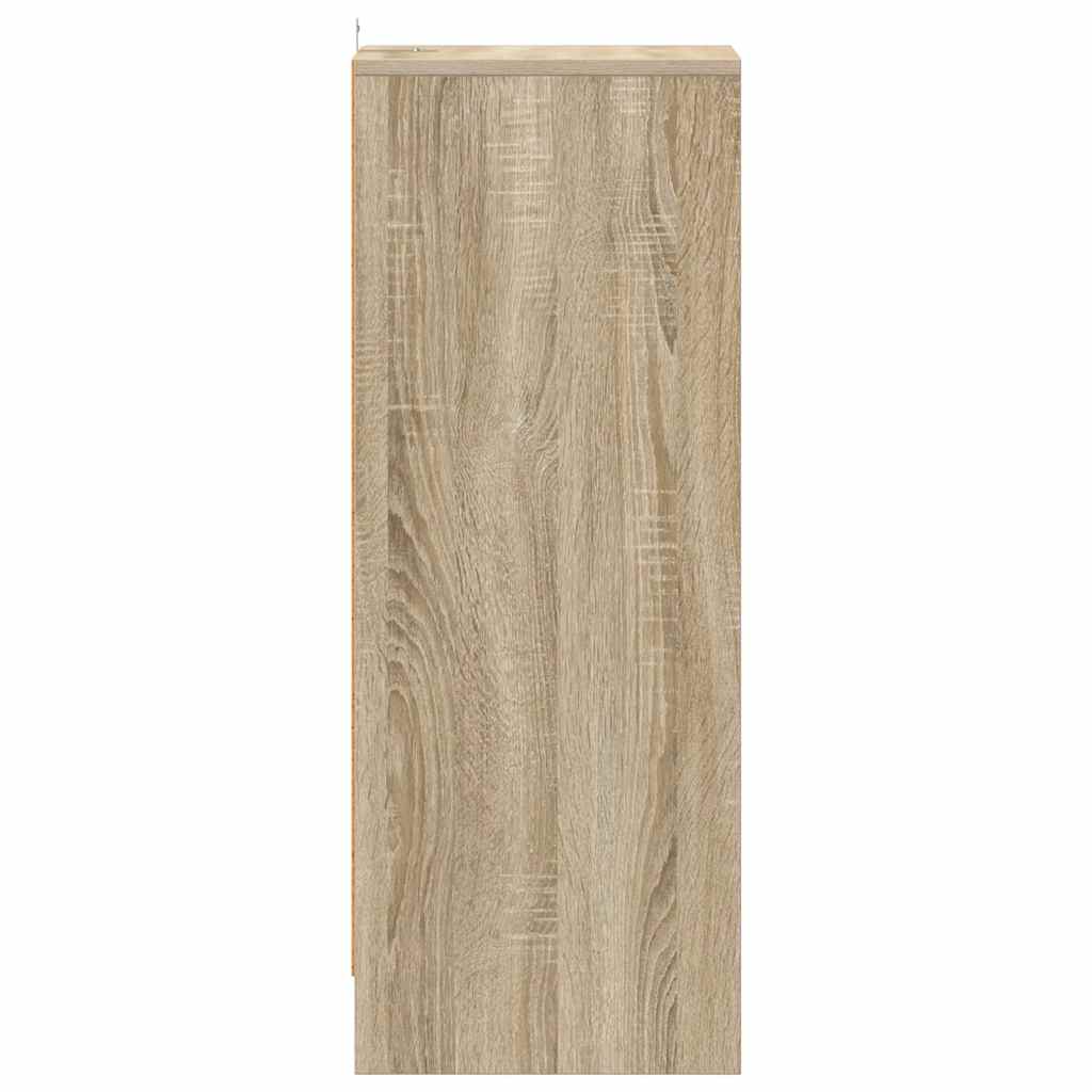 Shoe Cabinet Sonoma Oak 31.5x35x90 cm Engineered Wood