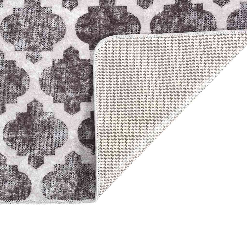 Rug Washable 80x300 cm Multicolour Anti Slip
