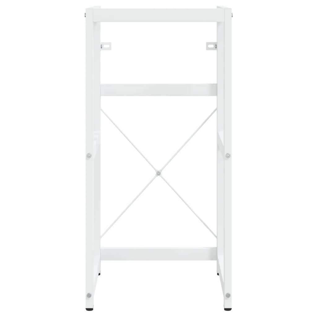 Bathroom Washbasin Frame White 40x38x83 cm Iron