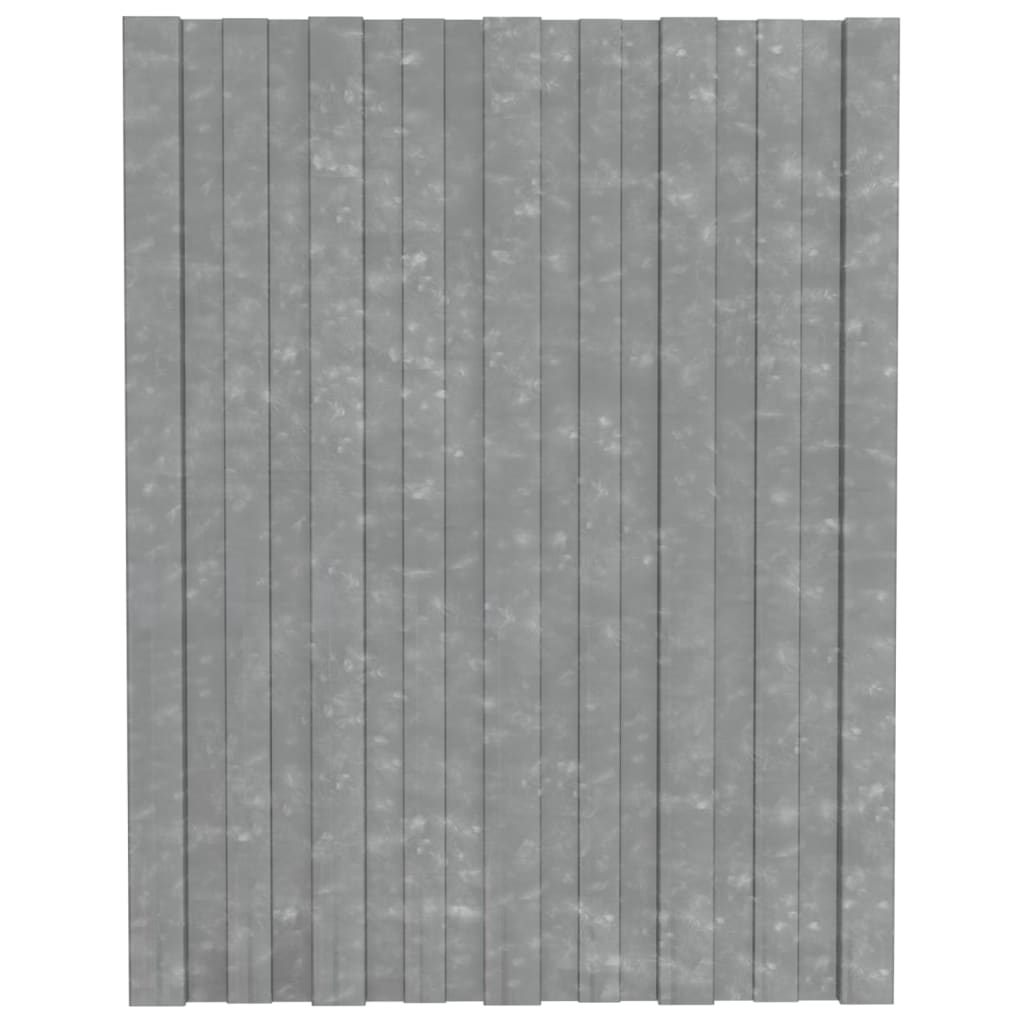Roof Panels 36 pcs Galvanised Steel Silver 60x45 cm