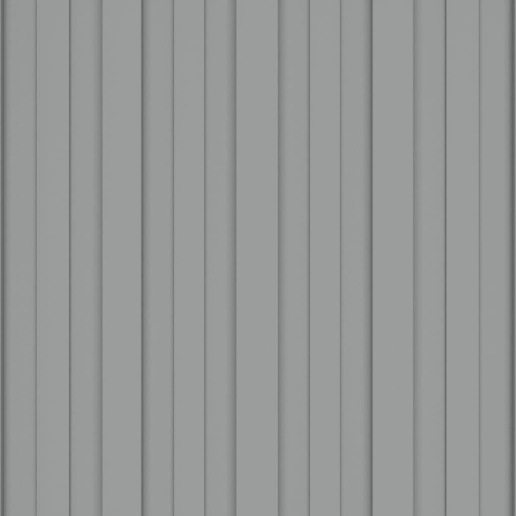 Roof Panels 36 pcs Galvanised Steel Grey 100x45 cm