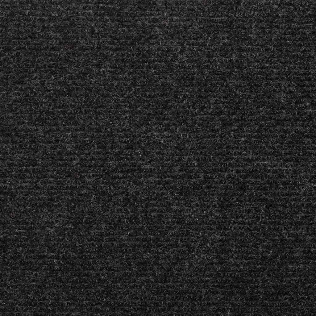 Stair Mats Self-adhesive 15 pcs 56x17x3 cm Black