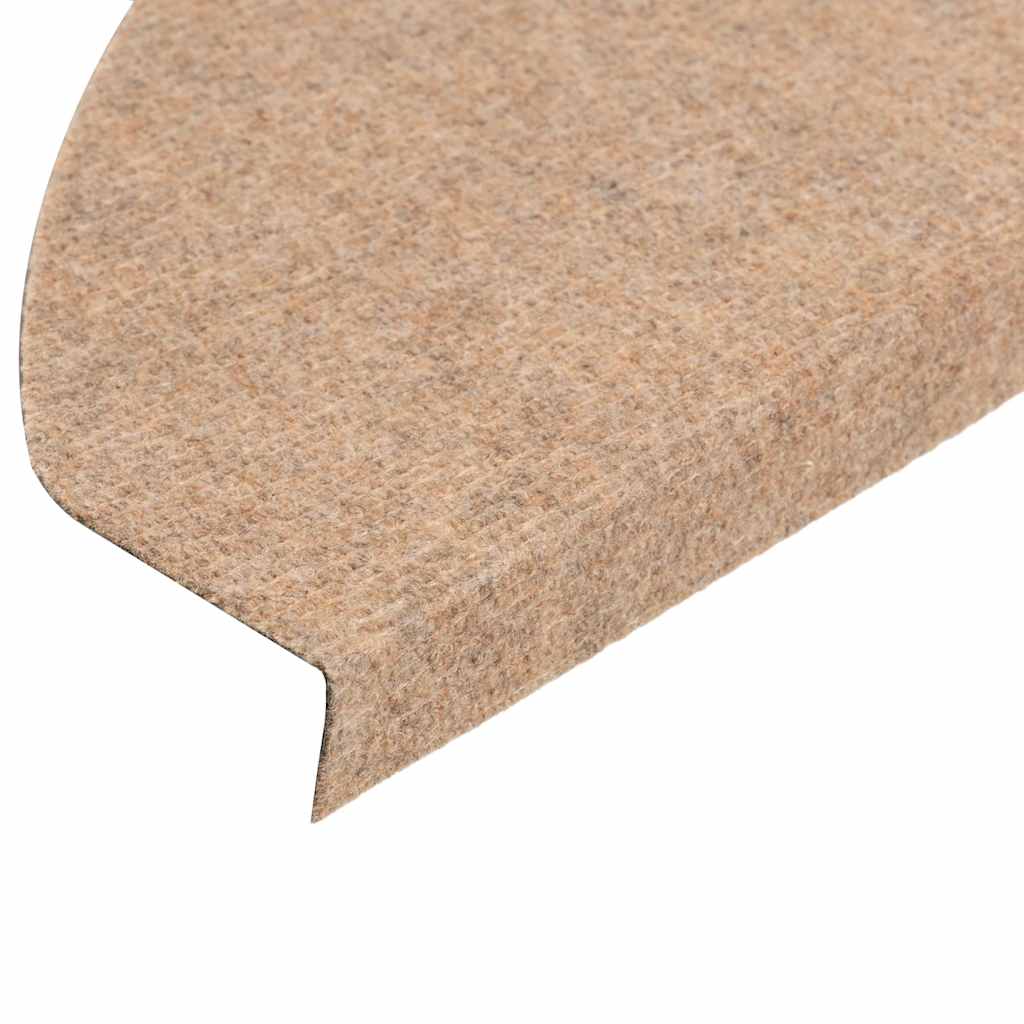 Stair Mats Self-adhesive 15 pcs 65x22.5x3.5 cm Beige