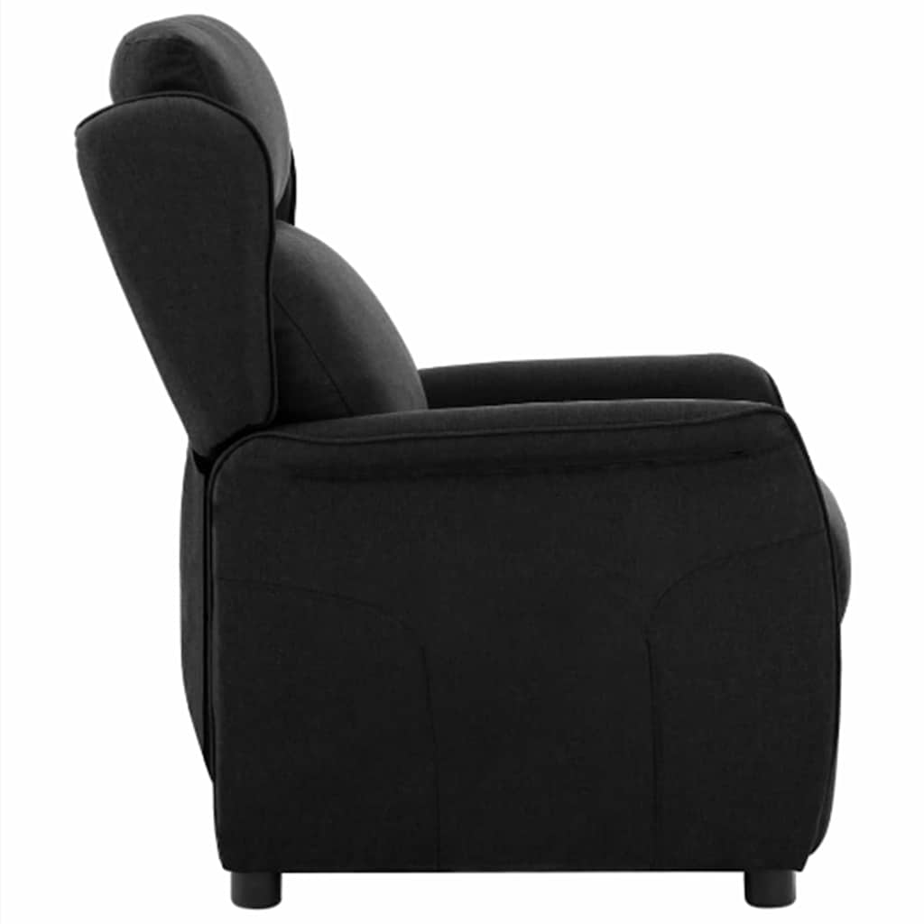 Recliner Chair Black 67.5 x 93.5 x 101.5 cm Fabric