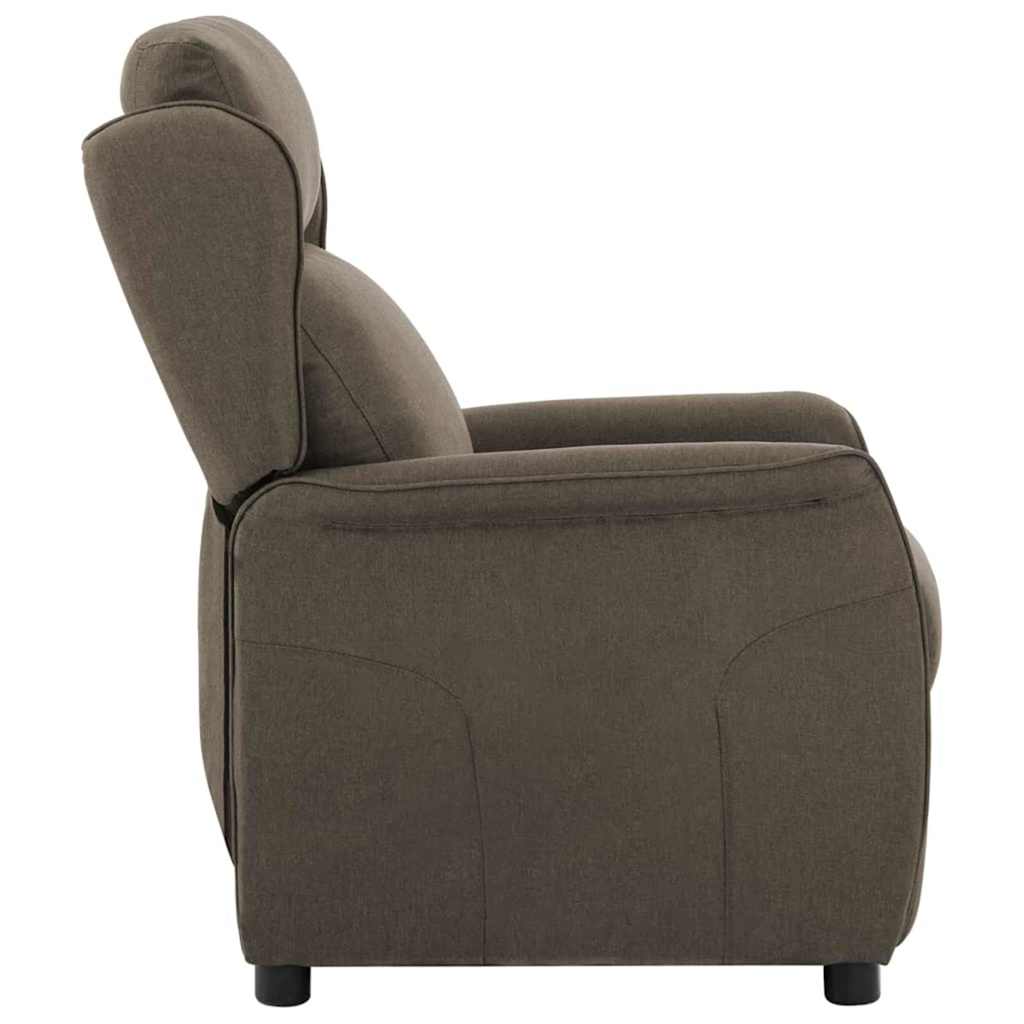 Recliner Chair Taupe 67.5 x 93.5 x 101.5 cm Fabric