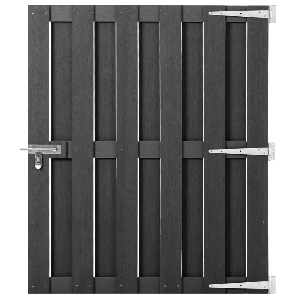 Garden Gate WPC 100x112 cm Grey