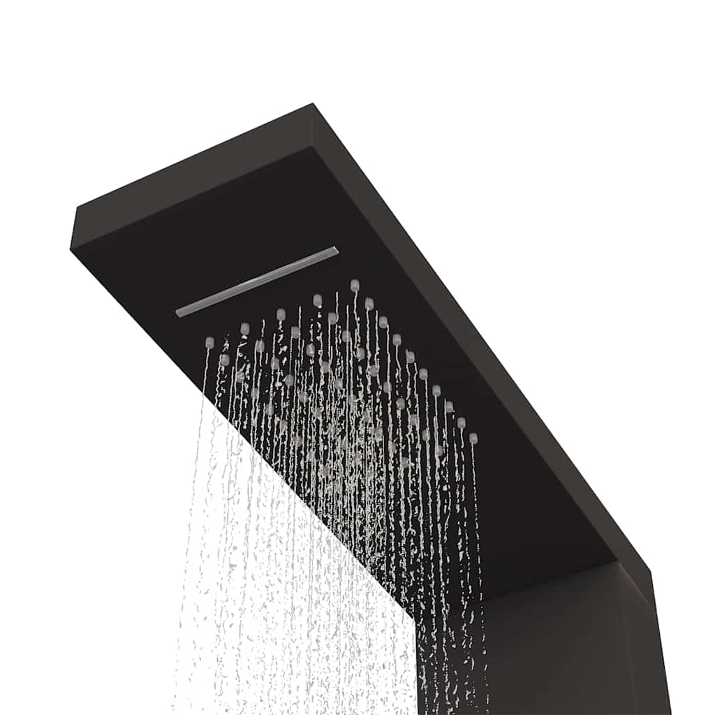 Shower Panel System Aluminium Black