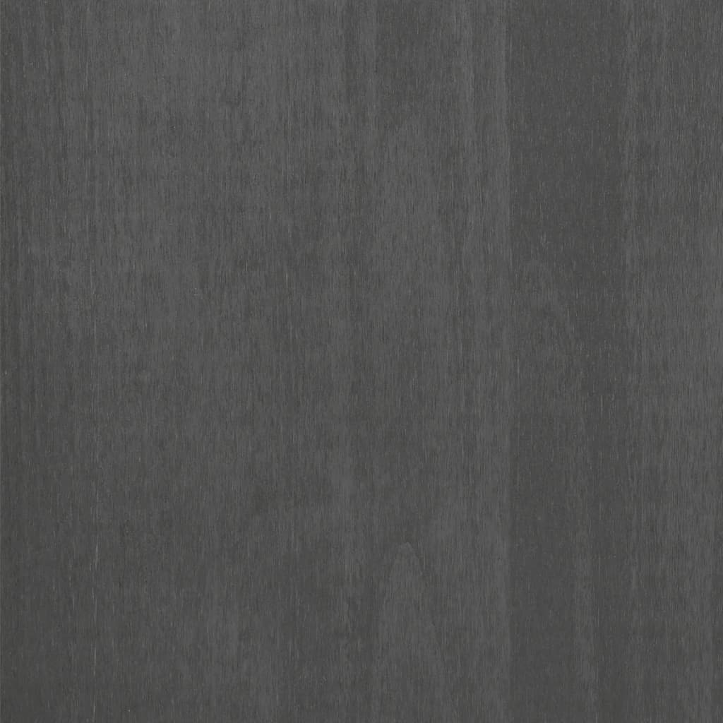 Bedside Cabinets HAMAR 2 pcs Dark Grey 40x35x44.5 cm Solid Wood