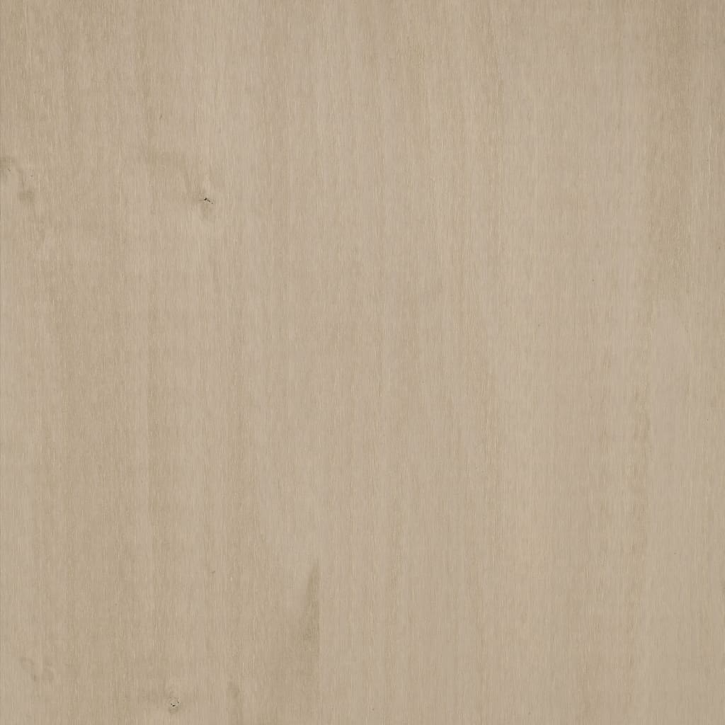 Shoe Cabinet HAMAR Honey Brown 85x40x108 cm Solid Wood Pine