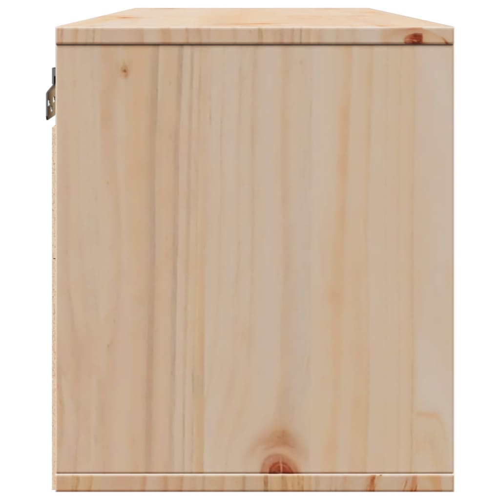 Wall Cabinets 2 pcs 45x30x35 cm Solid Pinewood