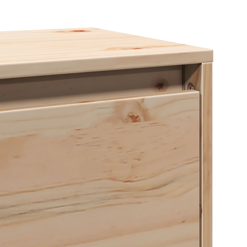 Wall Cabinets 2 pcs 45x30x35 cm Solid Pinewood