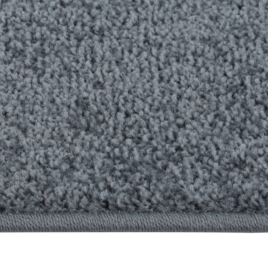 Rug Short Pile 140x200 cm Anthracite