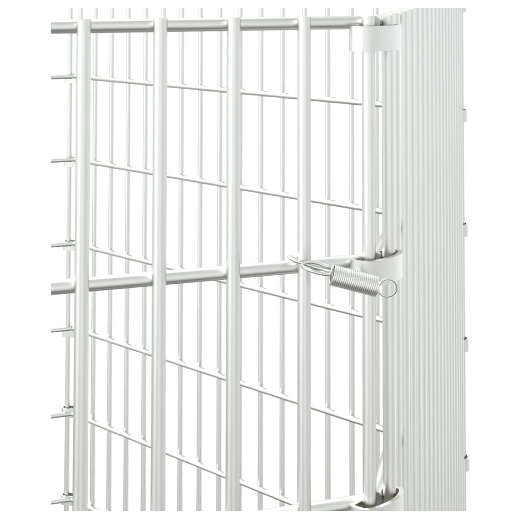 Free Range Animal Enclosure 6-Panel 54x100 cm Galvanised Iron