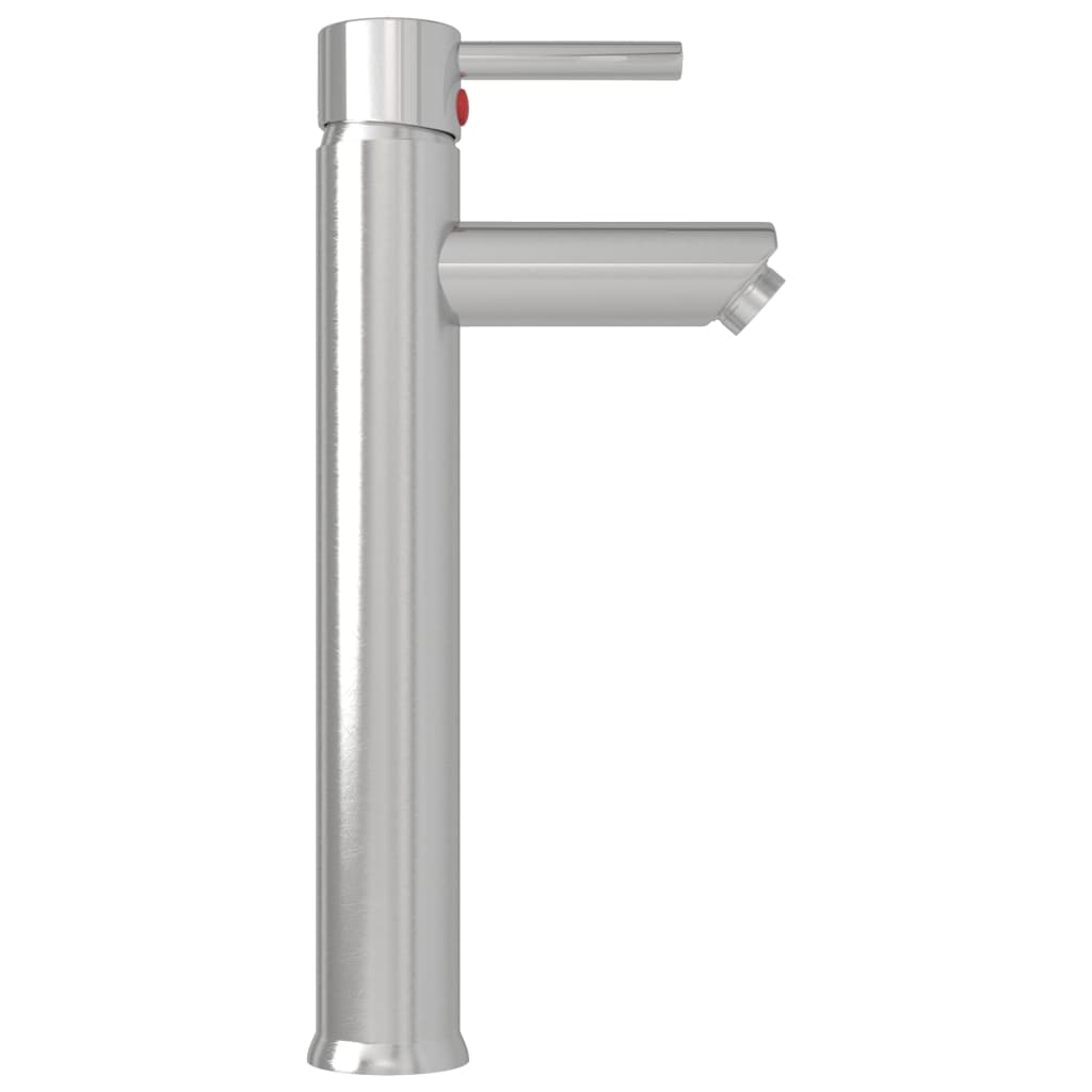 Bathroom Sink with Tap and Push Drain Clear Tempered Glass