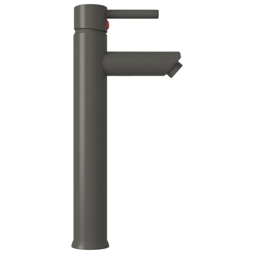 Bathroom Sink with Tap and Push Drain Black Tempered Glass