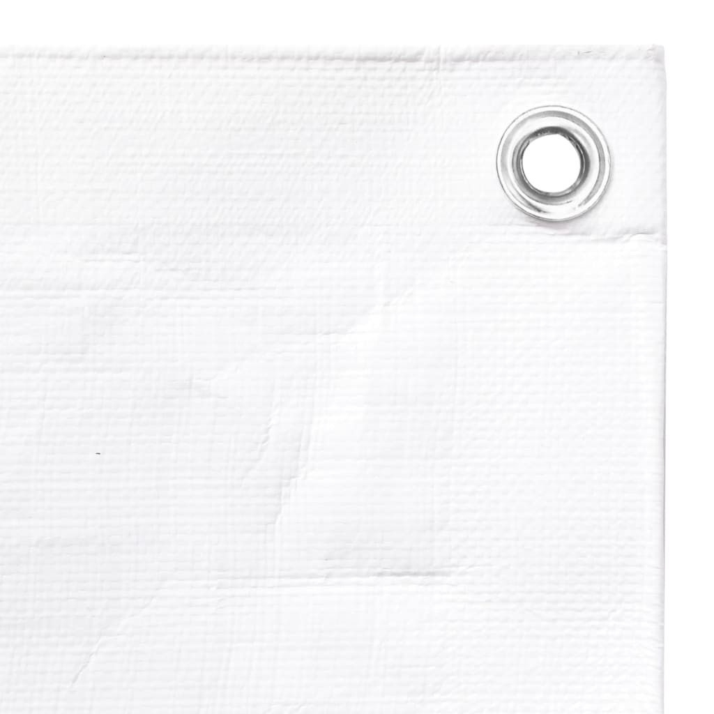 Tarpaulin 260 g/m² 6x8 m White HDPE