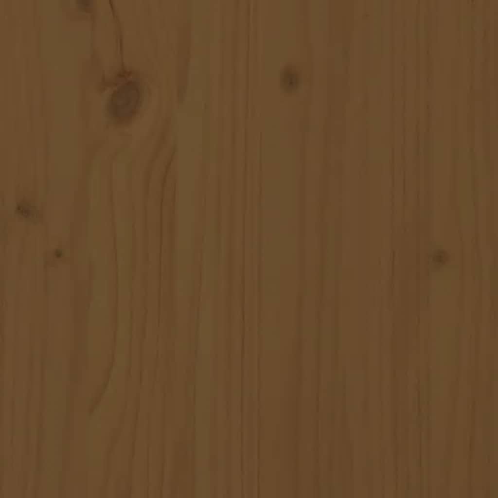 Bedside Cabinets 2 pcs Honey Brown 60x34x51 cm Solid Wood Pine