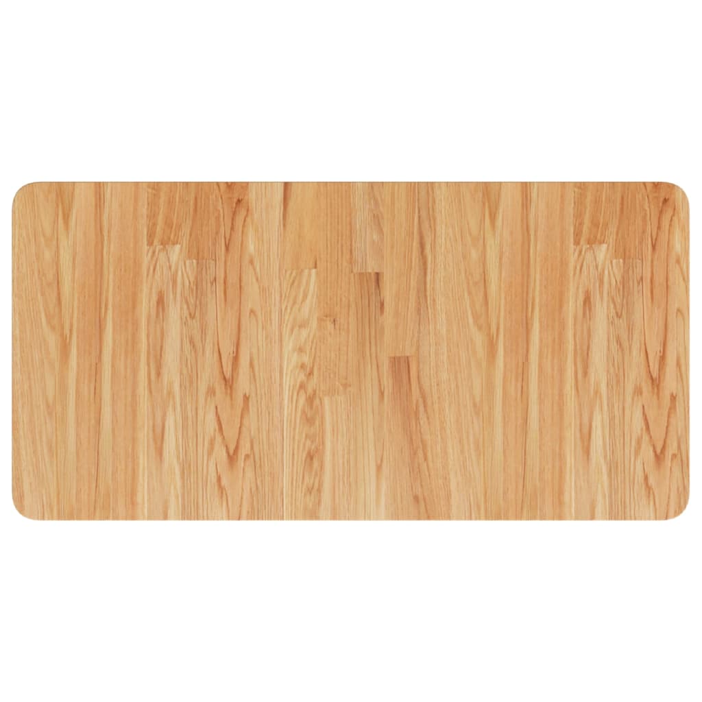 Bathroom Countertop Light Brown 80x40x1.5cm Treated Solid Wood