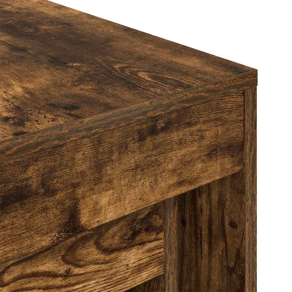 Nesting Tables 3 pcs Smoked Oak Engineered Wood
