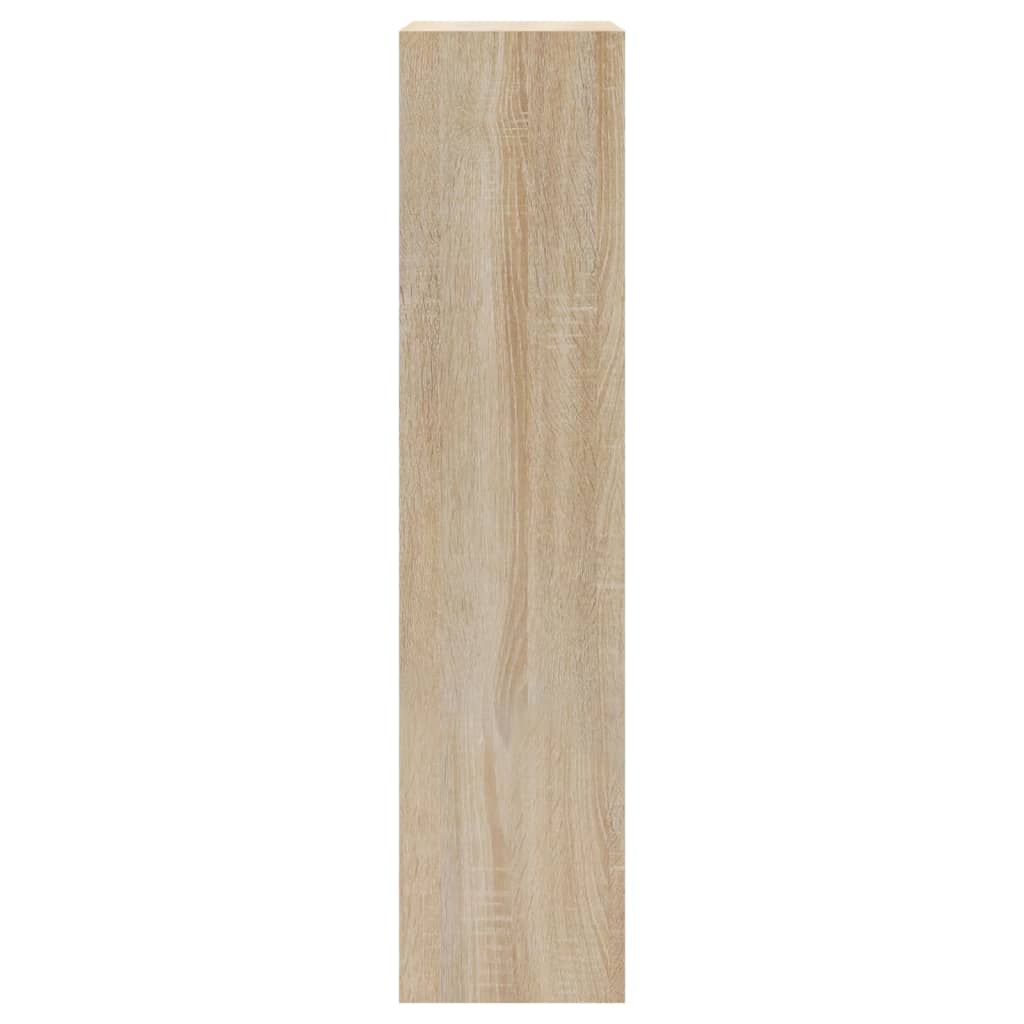 Shoe Cabinet Sonoma Oak 63x24x103 cm Engineered Wood