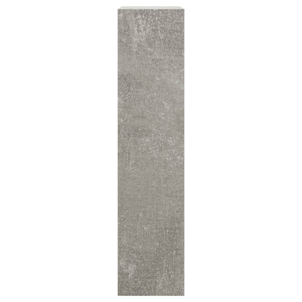 Shoe Cabinet Concrete Grey 63x24x103 cm Engineered Wood