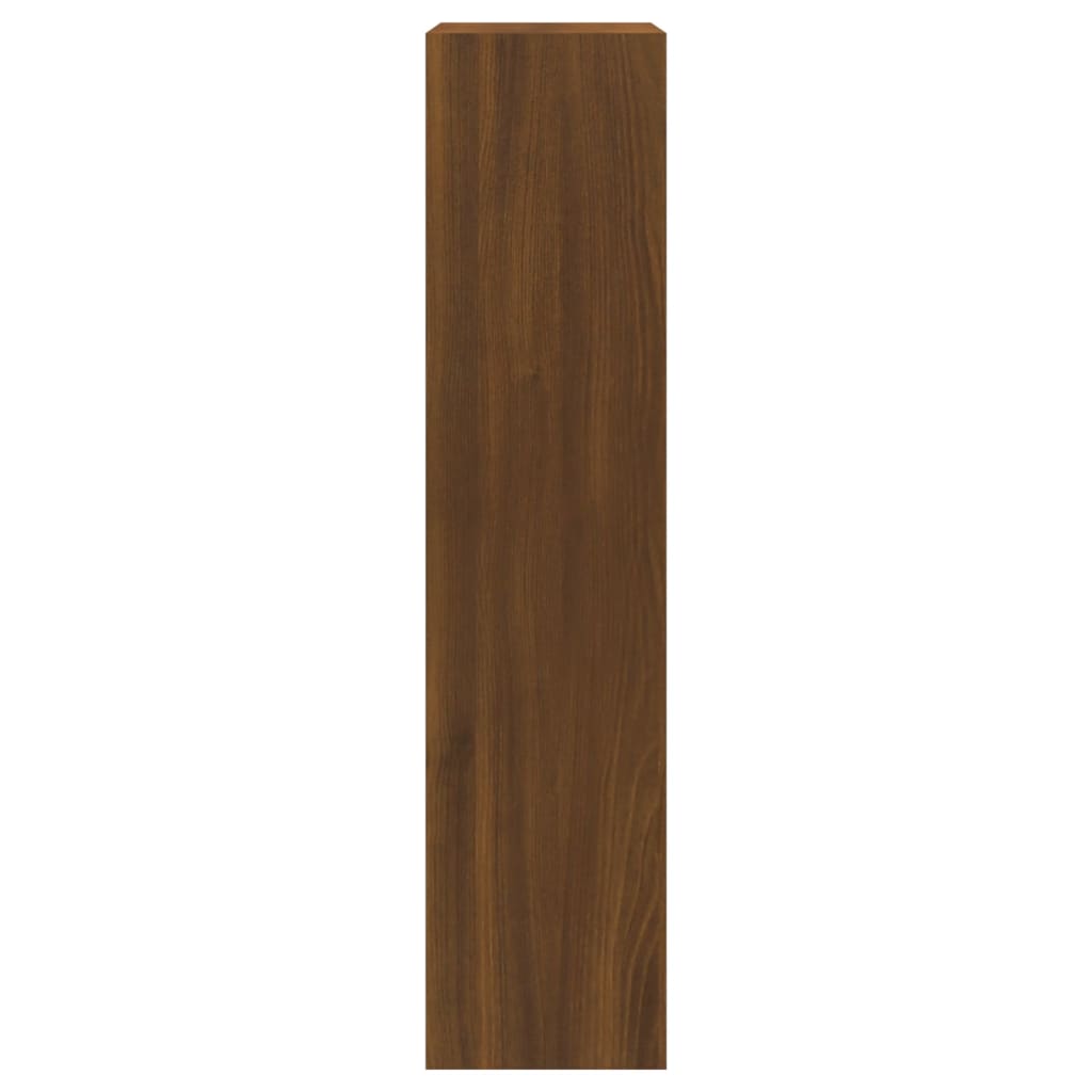 Shoe Cabinet Brown Oak 63x24x103 cm Engineered Wood