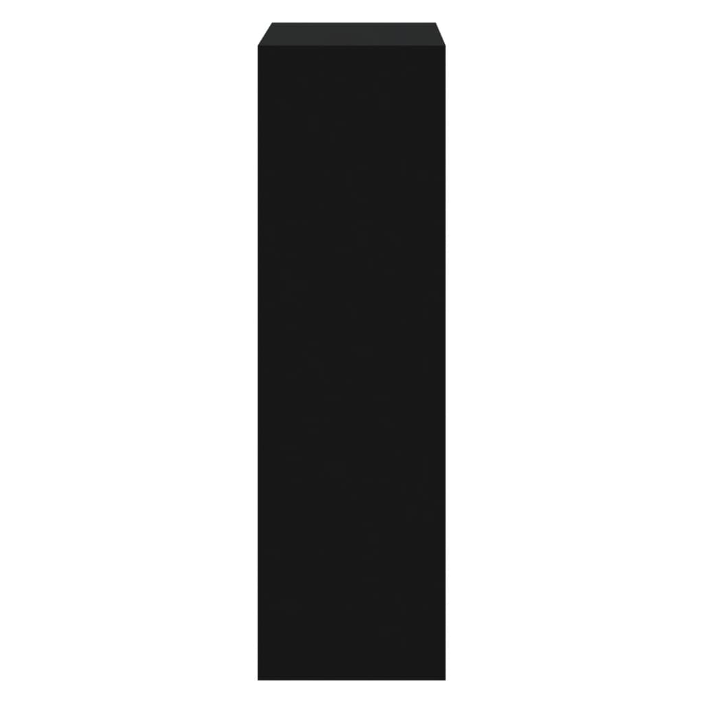 Shoe Cabinet Black 63x24x81 cm Engineered Wood
