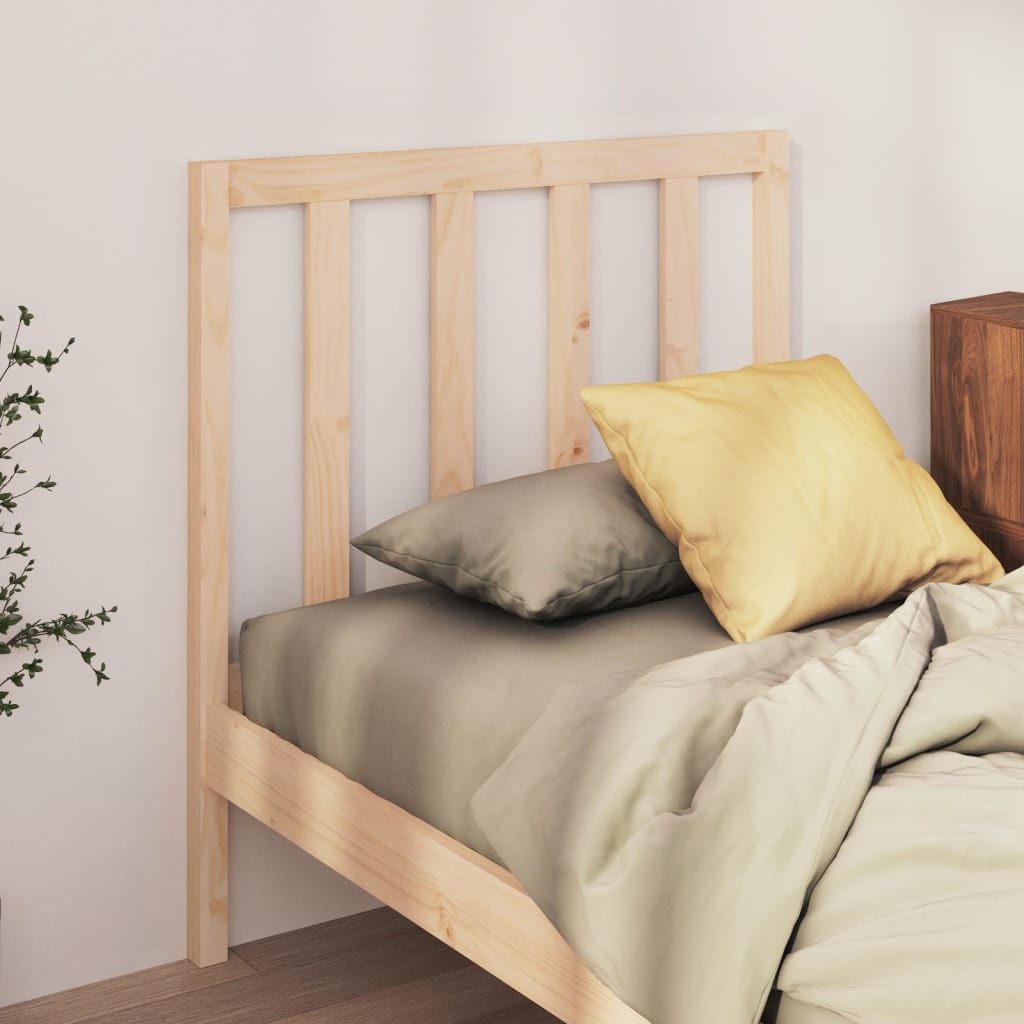 Bed Headboard 106x4x100 cm Solid Wood Pine