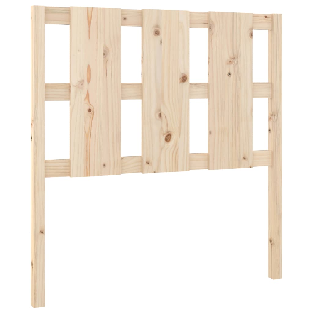 Bed Headboard 105.5x4x100 cm Solid Wood Pine