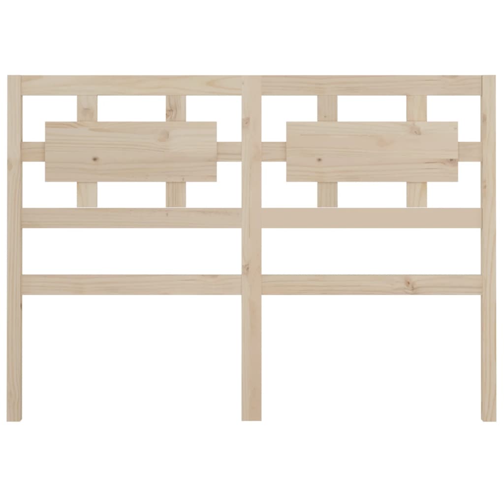 Bed Headboard 125.5x4x100 cm Solid Wood Pine